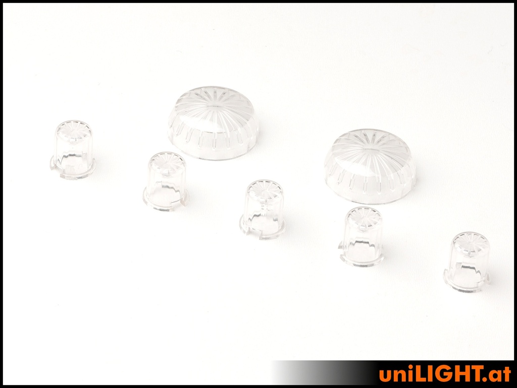 Light caps for point lights | uniLIGHT.at - professional aircraft lighting